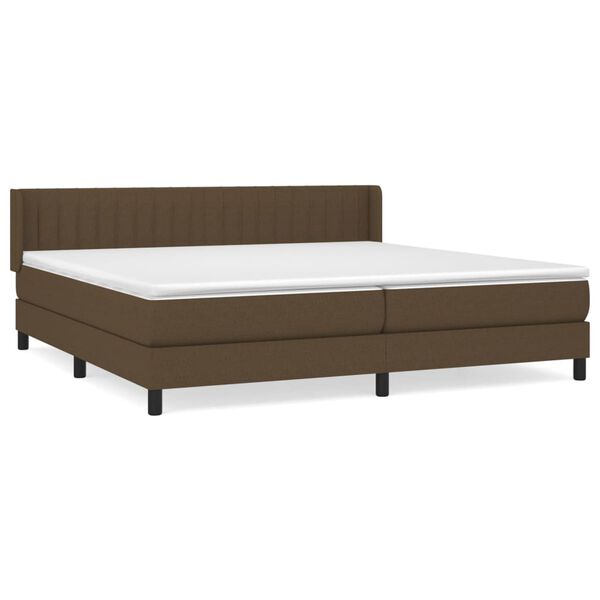 vidaXL &Kappa;&rho;&epsilon;&beta;ά&tau;&iota; Boxspring &mu;&epsilon; &Sigma;&tau;&rho;ώ&mu;&alpha; &Sigma;&kappa;&omicron;ύ&rho;&omicron; &Kappa;&alpha;&phi;έ 200x200 &epsilon;&kappa;. &Upsilon;&phi;&alpha;&sigma;&mu;ά&tau;&iota;&nu;&omicron;