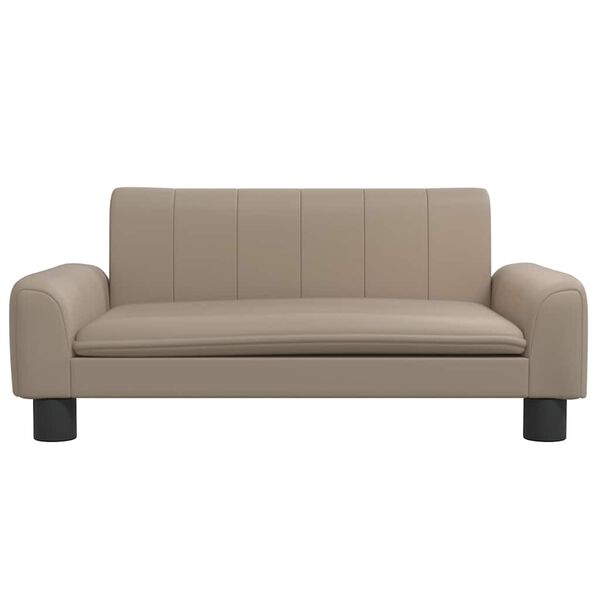 vidaXL Καναπές Παιδικός Καπουτσίνο 70x45x30 εκ. από Συνθετικό Δέρμα