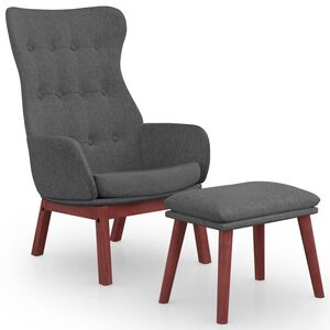 vidaXL &Pi;&omicron;&lambda;&upsilon;&theta;&rho;ό&nu;&alpha; Relax &Sigma;&kappa;&omicron;ύ&rho;&omicron; &Gamma;&kappa;&rho;&iota; &Upsilon;&phi;&alpha;&sigma;&mu;ά&tau;&iota;&nu;&eta; &mu;&epsilon; &Upsilon;&pi;&omicron;&pi;ό&delta;&iota;&omicron;