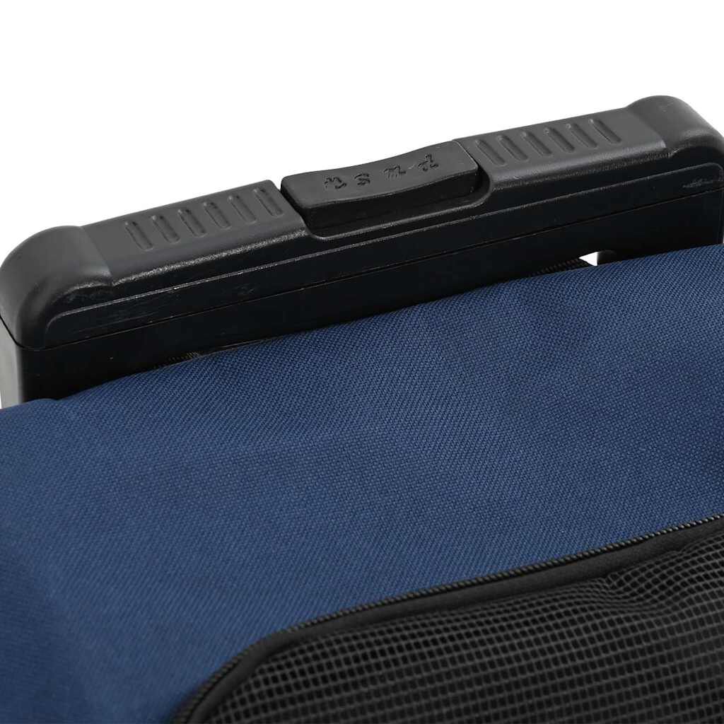 vidaXL Καρότσι Κατοικίδιων 3 σε 1 Μπλε 48x32x57 εκ. από Ύφασμα Oxford