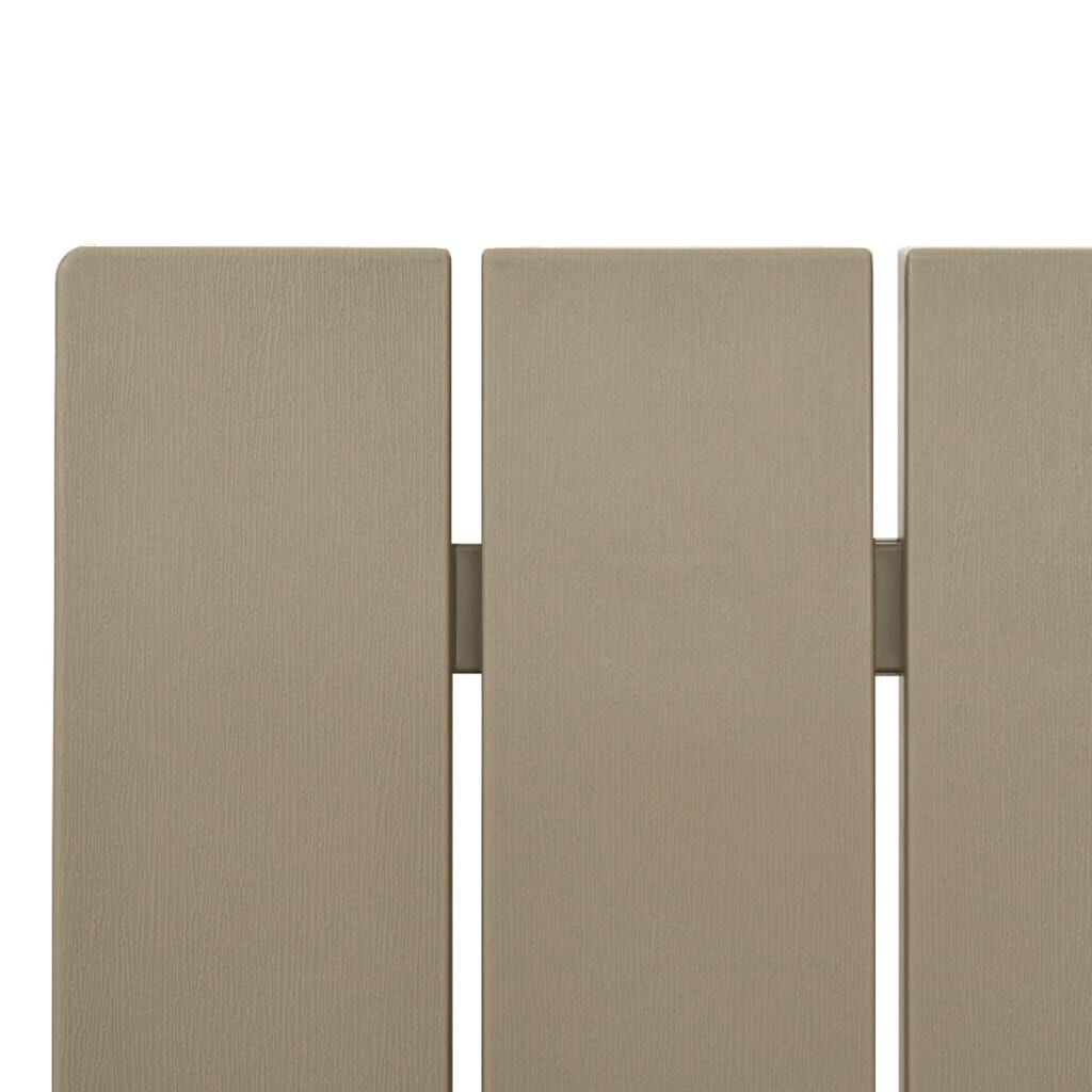 vidaXL Καρέκλα Κήπου Adirondack Αν. Καφέ 75x88,5x89,5 εκ. Πολυπρ/λένιο