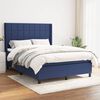 vidaXL &Kappa;&rho;&epsilon;&beta;ά&tau;&iota; Boxspring &mu;&epsilon; &Sigma;&tau;&rho;ώ&mu;&alpha; &Mu;&pi;&lambda;&epsilon; 140x200 &epsilon;&kappa;. &Upsilon;&phi;&alpha;&sigma;&mu;ά&tau;&iota;&nu;&omicron;
