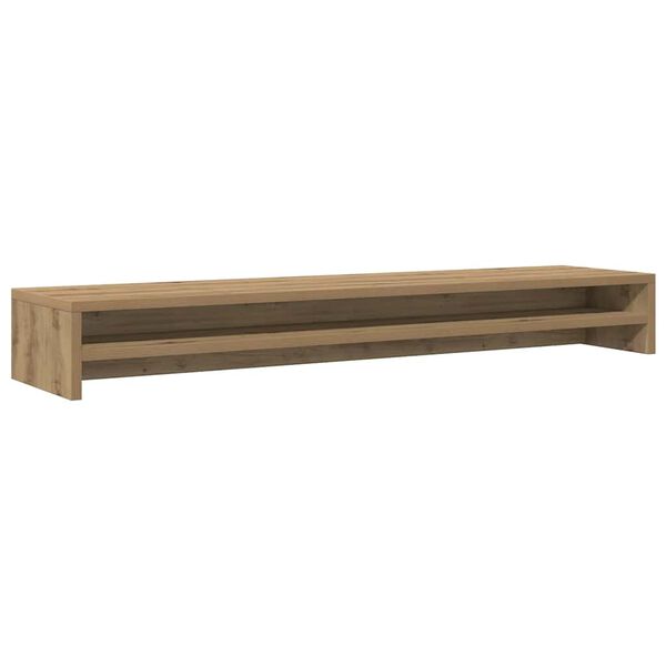 vidaXL Βάση Οθόνης Artisan Δρυς 100x24x13 εκ. από Τεχνητό Ξύλο