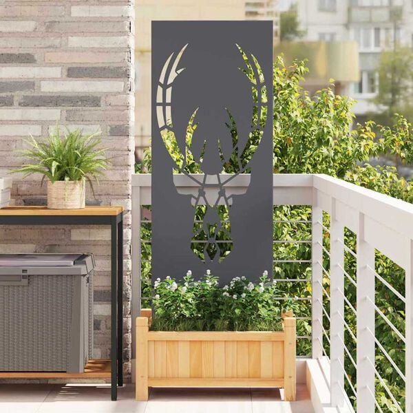 vidaXL Διακοσμητική Πλάκα Κήπου Ανθρακί 50 x 140 cm