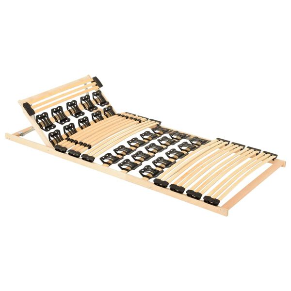 vidaXL Πλαίσιο Κρεβατιού 38 Σανίδες 120x200 εκ. Ρυθμιζ. Τμήμα Κεφαλιού