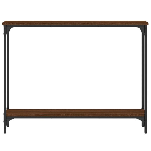 vidaXL Τραπέζι Κονσόλα Καφέ Δρυς 100x22,5x75 εκ. Επεξεργασμένο Ξύλο