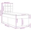 vidaXL &Kappa;&rho;&epsilon;&beta;ά&tau;&iota; Boxspring &mu;&epsilon; &Sigma;&tau;&rho;ώ&mu;&alpha; &Rho;&omicron;&zeta; 80 x 200 &epsilon;&kappa;. &Beta;&epsilon;&lambda;&omicron;ύ&delta;&iota;&nu;&omicron;