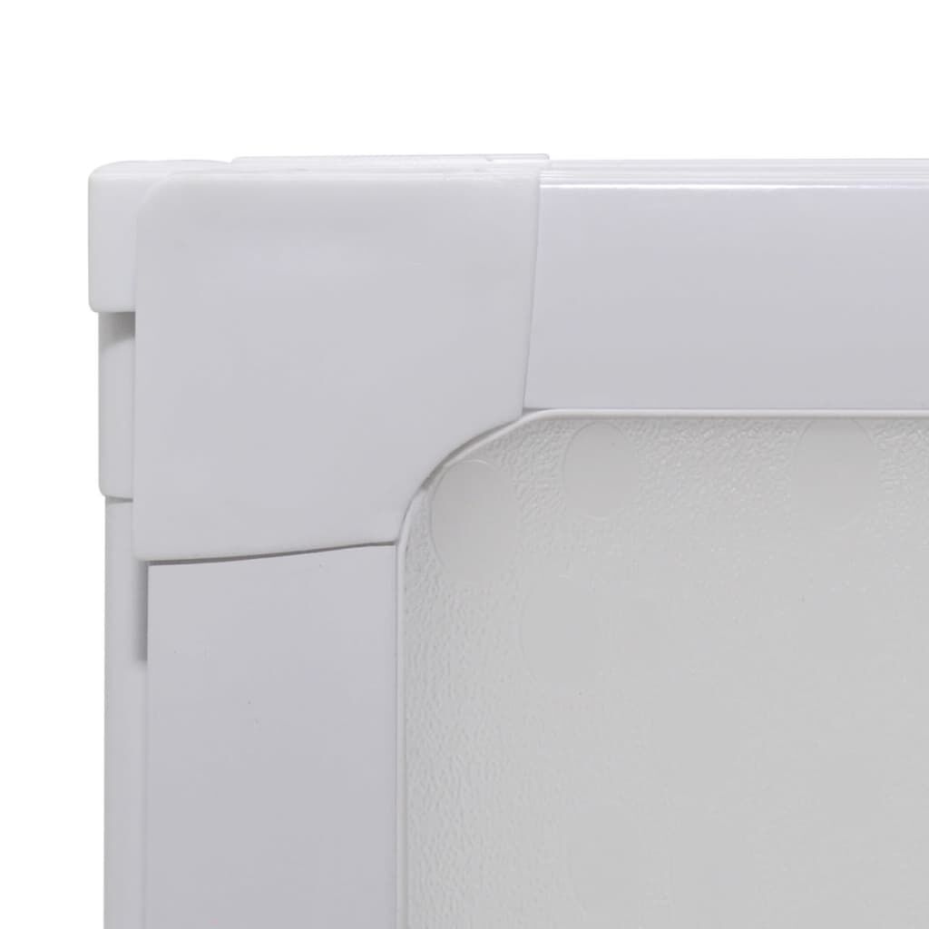 Πτυσσόμενο Διαχωριστικό Μπανιέρας 141 x 132 cm 3 Πάνελ