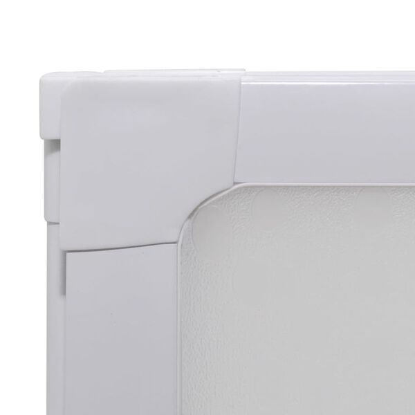Πτυσσόμενο Διαχωριστικό Μπανιέρας 141 x 132 cm 3 Πάνελ