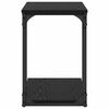 vidaXL Τραπεζάκι Πλευράς Μαύρη δρυς 50 x 35 x 52 cm Επεξεργασμένο ξύλο