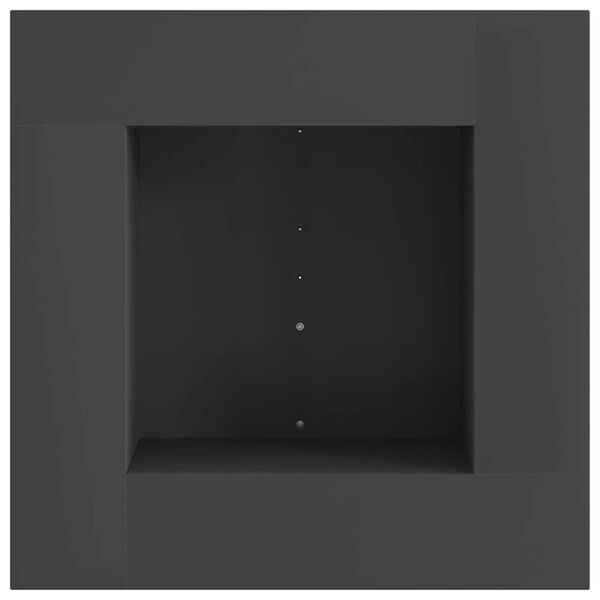 vidaXL Φωτιά Μαύρο 60 x 60 x 30 cm Κρύα έλαση από χάλυβα