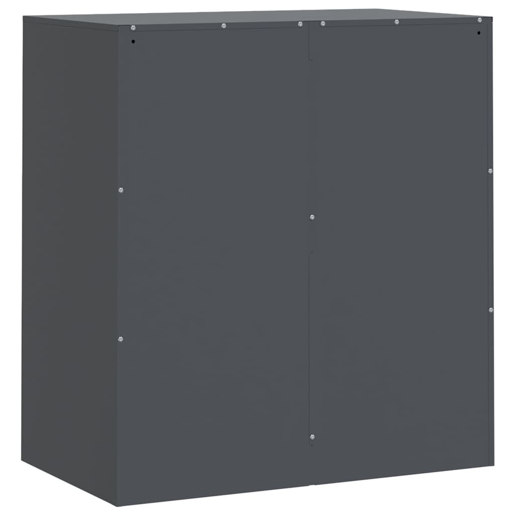 vidaXL Μπουφές Ανθρακί 67x39x73 εκ. από Ατσάλι