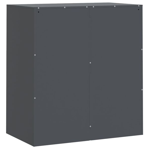 vidaXL Μπουφές Ανθρακί 67x39x73 εκ. από Ατσάλι