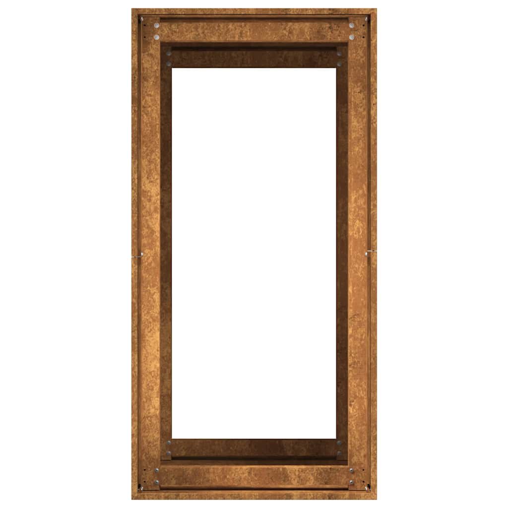 vidaXL Ζαρντινιέρα Σκουριασμένο 40x80x80εκ. Ατσάλι Σκληρυθέν στον Αέρα
