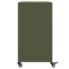 vidaXL Ντουλάπι Πράσινο Λαδί 100,5x39x72 εκ. από Ατσάλι