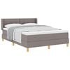 vidaXL &Kappa;&rho;&epsilon;&beta;ά&tau;&iota; &mu;&epsilon; &epsilon;&lambda;&alpha;&tau;ή&rho;&iota;&alpha; &mu;&epsilon; &kappa;&epsilon;&phi;&alpha;&lambda;ά&rho;&iota; Taupe 190 x 140 &epsilon;&kappa;&alpha;&tau;&omicron;&sigma;&tau;ά ύ&phi;&alpha;&sigma;&mu;&alpha;
