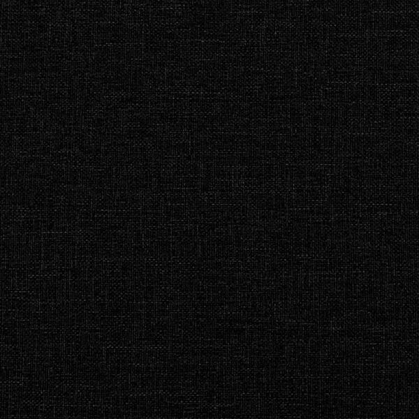 vidaXL Οθωμανικό κρεβάτι με στρώμα Μαύρο 140x190cm Ύφασμα