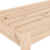 vidaXL Παγκάκι Κήπου 110 x 38 x 45 εκ. από Μασίφ Ξύλο Πεύκου