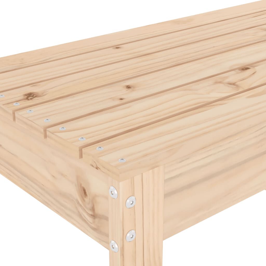 vidaXL Παγκάκι Κήπου 110 x 38 x 45 εκ. από Μασίφ Ξύλο Πεύκου
