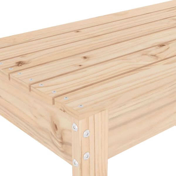 vidaXL Παγκάκι Κήπου 110 x 38 x 45 εκ. από Μασίφ Ξύλο Πεύκου