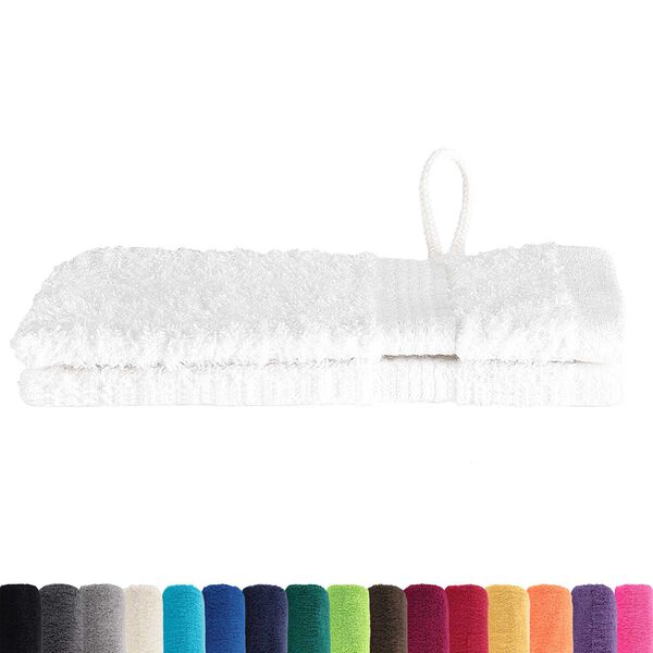 vidaXL Πετσέτες 2 pcs Λευκό 15 x 21 cm Βαμβάκι