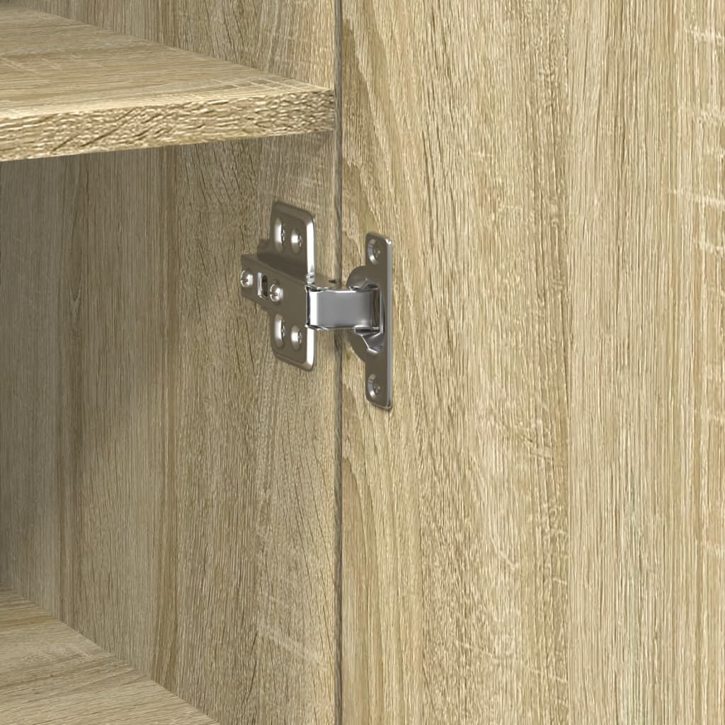 vidaXL Ντουλάπι Sonoma Δρυς 50x42,5x185 εκ. από Επεξεργασμένο Ξύλο