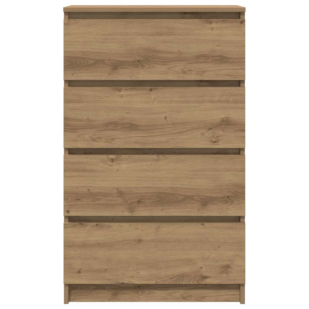 vidaXL Μπουφές Τεχνίτης Δρυς 60x35x98,5 εκ Ξύλο μηχανής