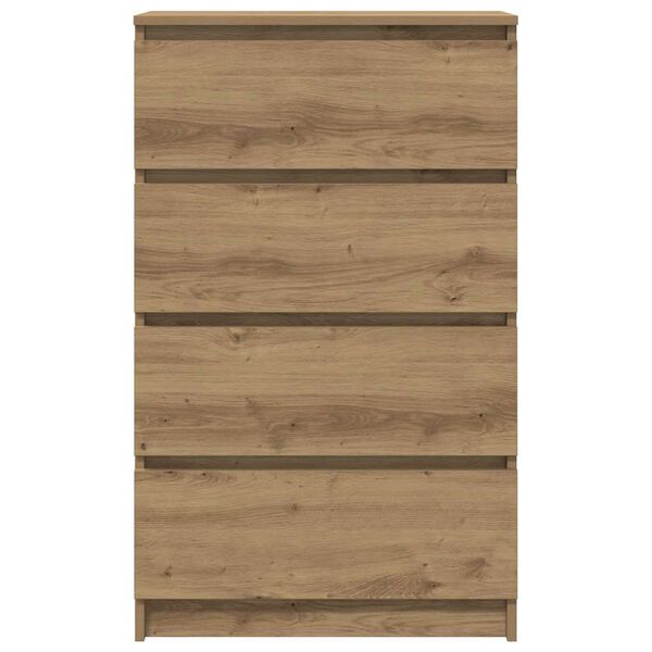 vidaXL Μπουφές Τεχνίτης Δρυς 60x35x98,5 εκ Ξύλο μηχανής