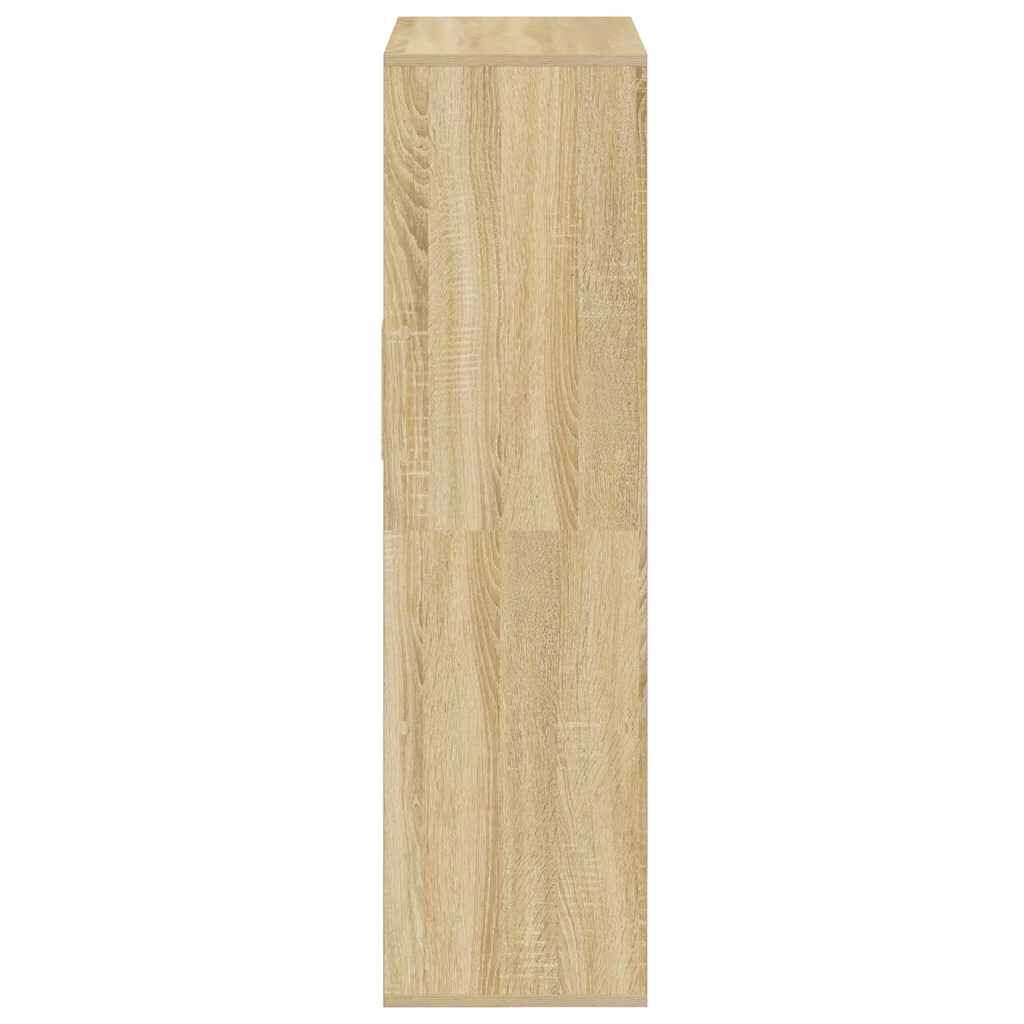 vidaXL Βιβλιοθήκη Χρώμα Sonoma Δρυς 66x31x112 εκ. Επεξεργασμένο Ξύλο