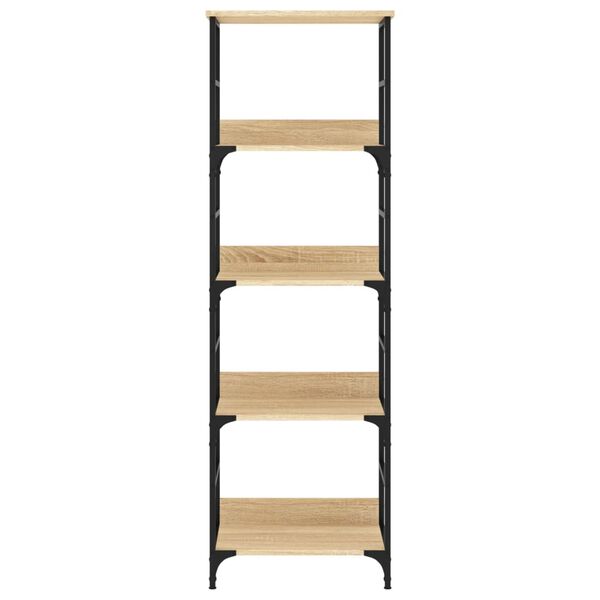 vidaXL Βιβλιοθήκη Sonoma Δρυς 50x33x153 εκ. Επεξεργασμένο Ξύλο