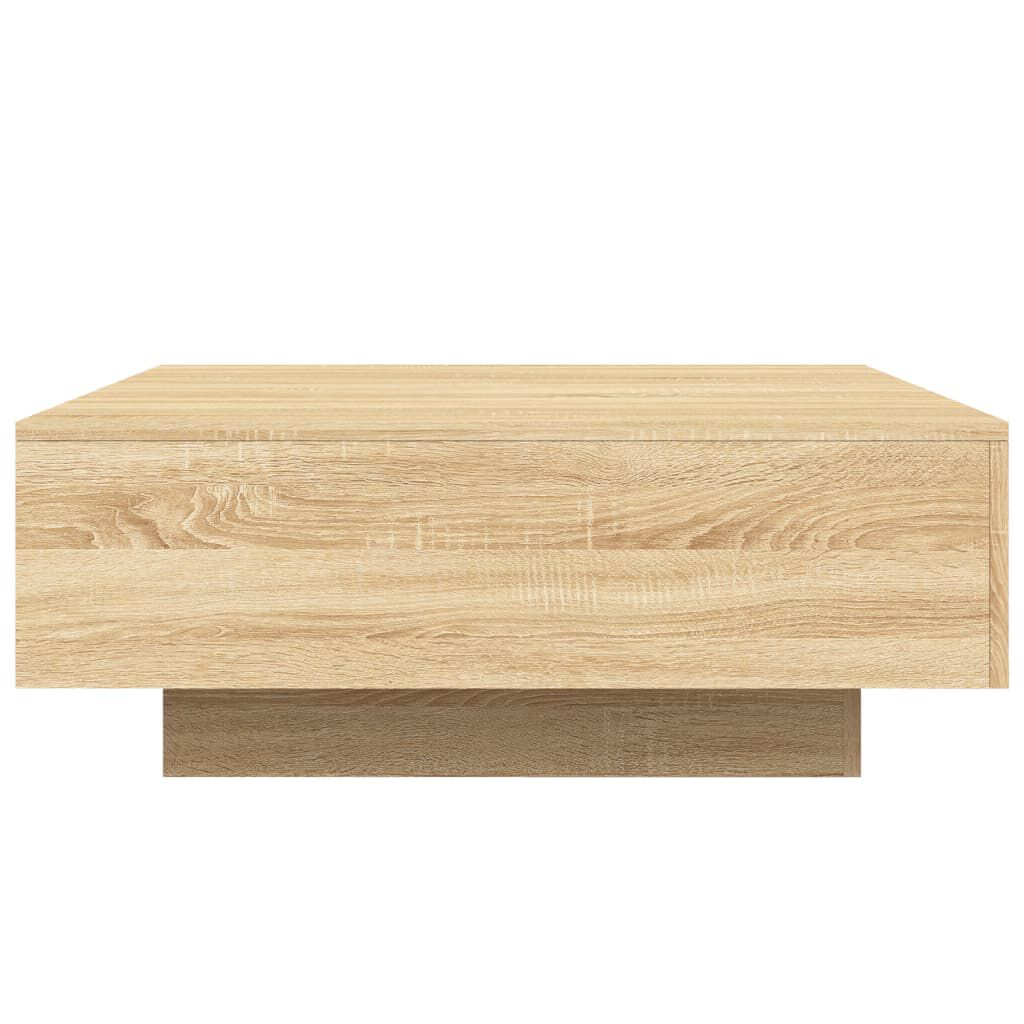 vidaXL Τραπεζάκι Σαλονιού Sonoma Δρυς 80 x 80 x 31 εκ. από Επεξ. Ξύλο