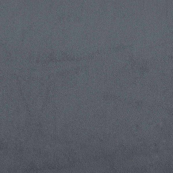 vidaXL Κρεβάτι Γωνίας με στρώμα Σκούρο γκρι 80 x 200 cm Βελούδο