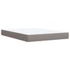 vidaXL &Kappa;&rho;&epsilon;&beta;ά&tau;&iota; Boxspring &mu;&epsilon; &Sigma;&tau;&rho;ώ&mu;&alpha; Taupe 160x200 &epsilon;&kappa;. &Upsilon;&phi;&alpha;&sigma;&mu;ά&tau;&iota;&nu;&omicron;