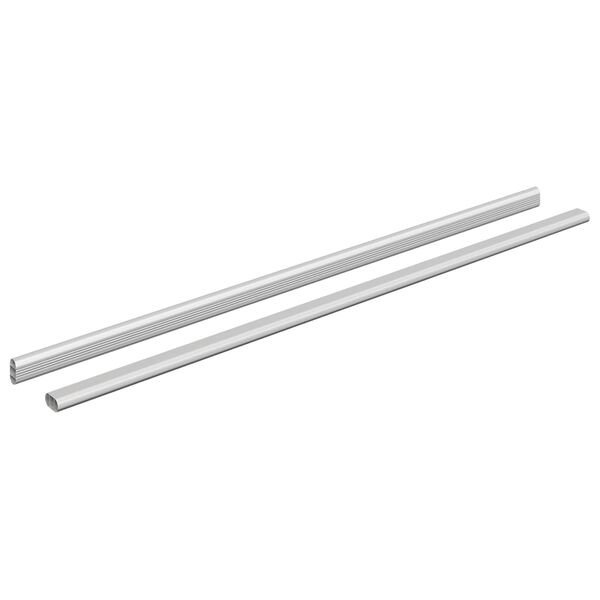 vidaXL &Rho;ά&beta;&delta;&omicron;&sigmaf; &Nu;&tau;&omicron;&upsilon;&lambda;ά&pi;&alpha;&sigmaf; 2 pcs &Alpha;&sigma;&eta;&mu;ί 764 x 15 x 29 mm &Alpha;&lambda;&omicron;&upsilon;&mu;&iota;&nu;έ&nu;&iota;&omicron; &Kappa;&rho;ά&mu;&alpha;
