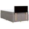 vidaXL &Kappa;&rho;&epsilon;&beta;ά&tau;&iota; Boxspring &mu;&epsilon; &Sigma;&tau;&rho;ώ&mu;&alpha; Taupe 120x200 &epsilon;&kappa;. &Upsilon;&phi;&alpha;&sigma;&mu;ά&tau;&iota;&nu;&omicron;