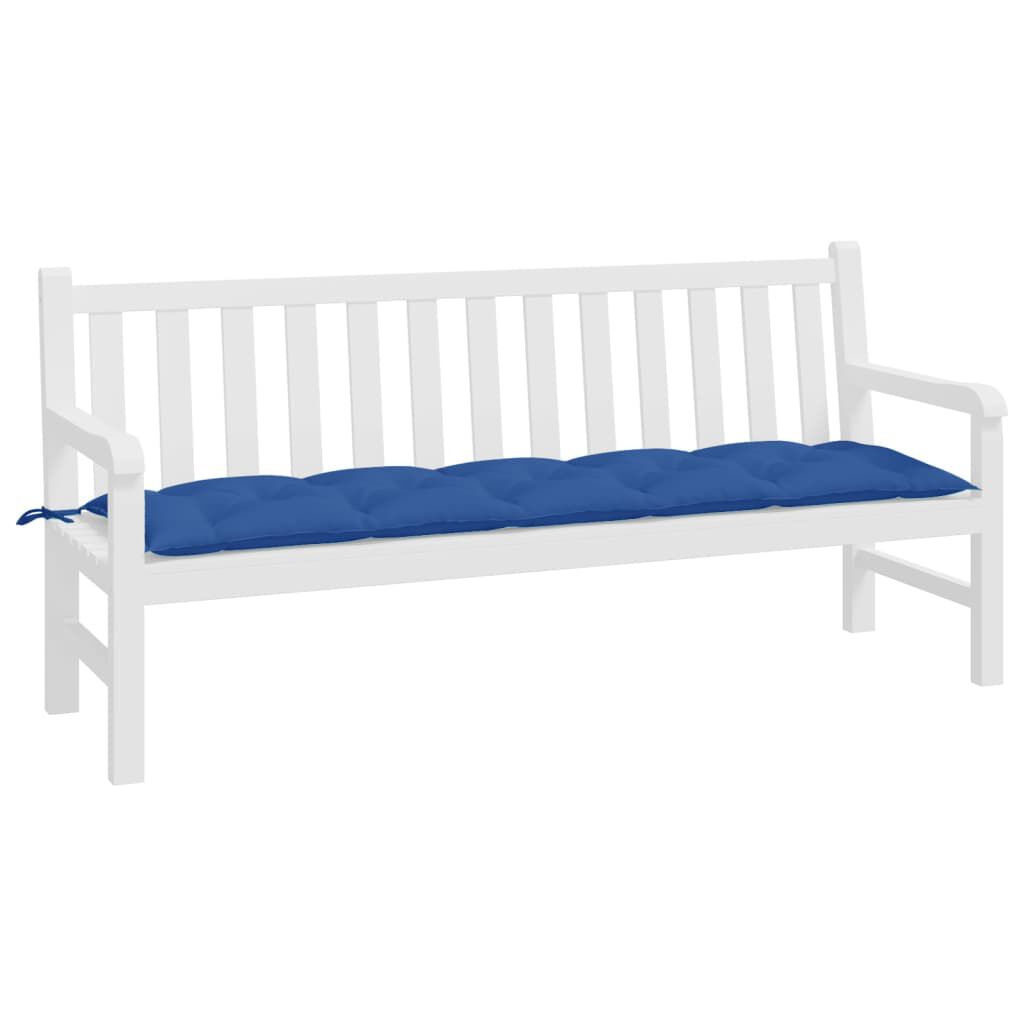 vidaXL Μαξιλάρι Πάγκου Κήπου Μπλε 180x50x7 εκ. Ύφασμα Oxford