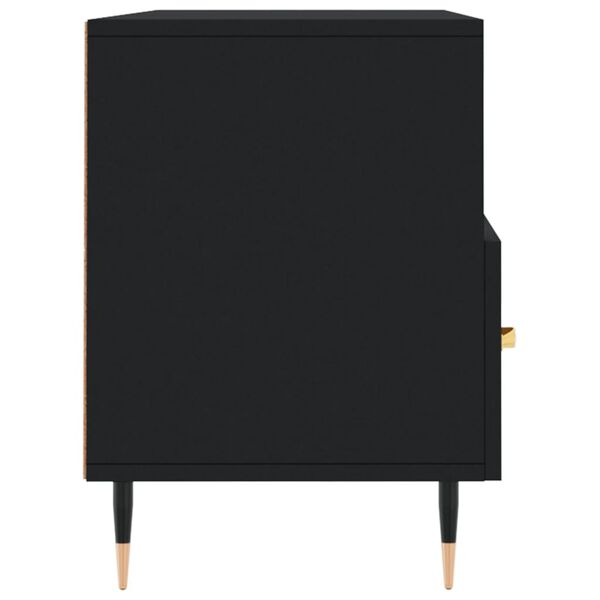 vidaXL Έπιπλο Τηλεόρασης Μαύρο 102 x 36 x 50 εκ. από Επεξεργ. Ξύλο