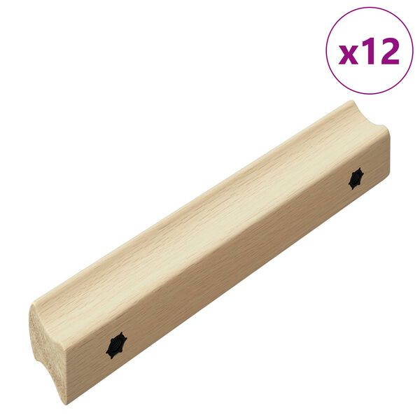 vidaXL &Epsilon;&upsilon;&theta;&epsilon;ί&alpha; &Lambda;&alpha;&beta;ή 12 pcs &Phi;&upsilon;&sigma;&iota;&kappa;ό &Chi;&rho;ώ&mu;&alpha; &Xi;ύ&lambda;&omicron;&upsilon; 130 x 25 x 30 mm