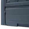 vidaXL Κομποστοποιητής Κήπου Γκρι 60 x 60 x 73 εκ. 260 Λίτρα
