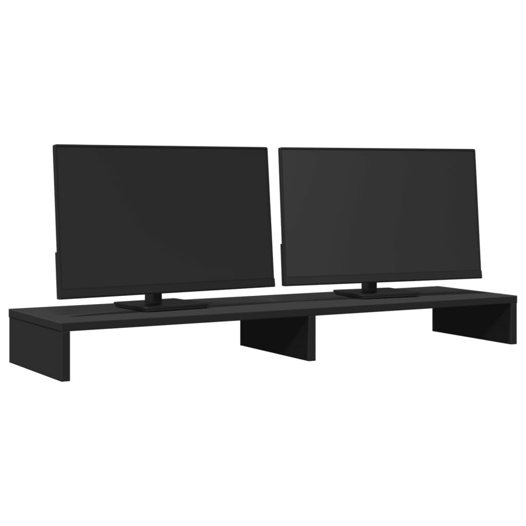 vidaXL Βάση Οθόνης Μαύρη 100x27x10 εκ. από Επεξεργασμένο Ξύλο