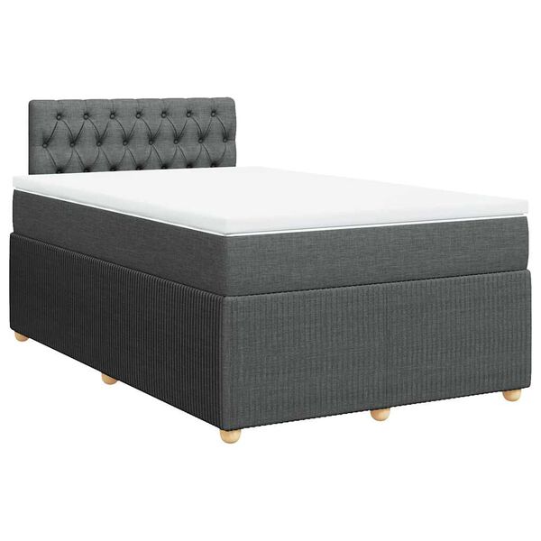 vidaXL &Kappa;&rho;&epsilon;&beta;ά&tau;&iota; Boxspring &mu;&epsilon; &Sigma;&tau;&rho;ώ&mu;&alpha; &Sigma;&kappa;&omicron;ύ&rho;&omicron; &Gamma;&kappa;&rho;&iota; 120x200 &epsilon;&kappa;. &Upsilon;&phi;&alpha;&sigma;&mu;ά&tau;&iota;&nu;&omicron;