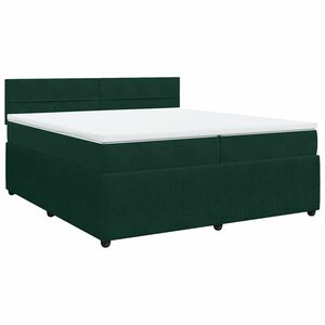 vidaXL &Kappa;&rho;&epsilon;&beta;ά&tau;&iota; Boxspring &mu;&epsilon; &Sigma;&tau;&rho;ώ&mu;&alpha; &Sigma;&kappa;&omicron;ύ&rho;&omicron; &Pi;&rho;ά&sigma;&iota;&nu;&omicron; 200x200&epsilon;&kappa;. &Beta;&epsilon;&lambda;&omicron;ύ&delta;&iota;&nu;&omicron;