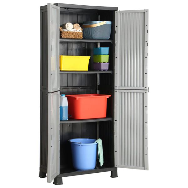 vidaXL Πλαστικό Ντουλάπι 68 x 39 x 171,5 εκ.