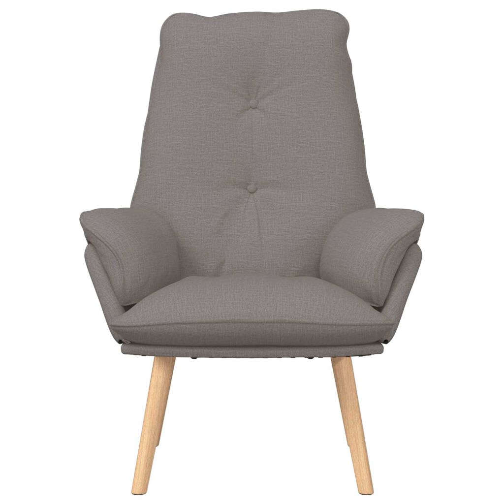 vidaXL Χαλαρωτική Πολυθρόνα Taupe 69 x 74 x 93 εκ. ύφασμα