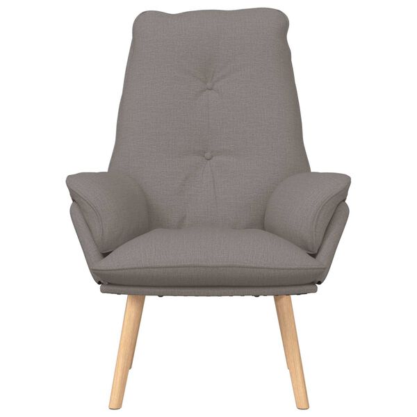 vidaXL Χαλαρωτική Πολυθρόνα Taupe 69 x 74 x 93 εκ. ύφασμα