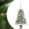 vidaXL Χριστουγεννιάτικο Δέντρο με 150 LED με βάση Πράσινο 65 cm PE