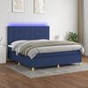 vidaXL &Kappa;&rho;&epsilon;&beta;ά&tau;&iota; Boxspring &mu;&epsilon; &Sigma;&tau;&rho;ώ&mu;&alpha; & LED &Mu;&pi;&lambda;&epsilon; 180x200 &epsilon;&kappa;. &Upsilon;&phi;&alpha;&sigma;&mu;ά&tau;&iota;&nu;&omicron;