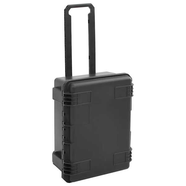 vidaXL Θήκη Πτήσης Φορητή Μαύρη 54x41,5x29 εκ. από Πολυπροπυλένιο