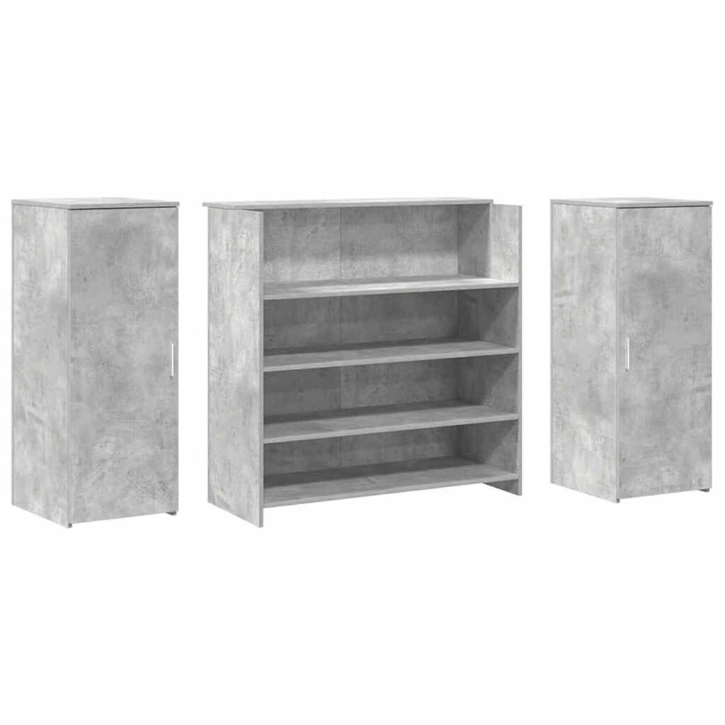 vidaXL Γραφείο υποδοχής 180x50x103,5εκ. Επεξεργασμένο Ξύλο