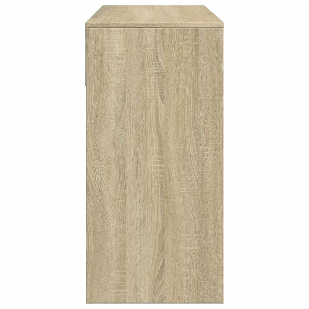 vidaXL Μπουντουάρ με Καθρέφτη Sonoma Δρυς 80 x 39 x 80 εκ.